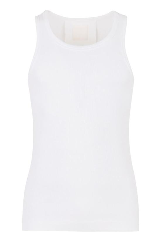  지방시 민소매 티셔츠 BM71KY3YLE 100 WHITE