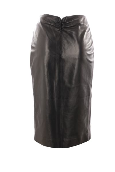  생로랑 미디 스커트 776771YCOJ21000 Black - SAINT LAURENT