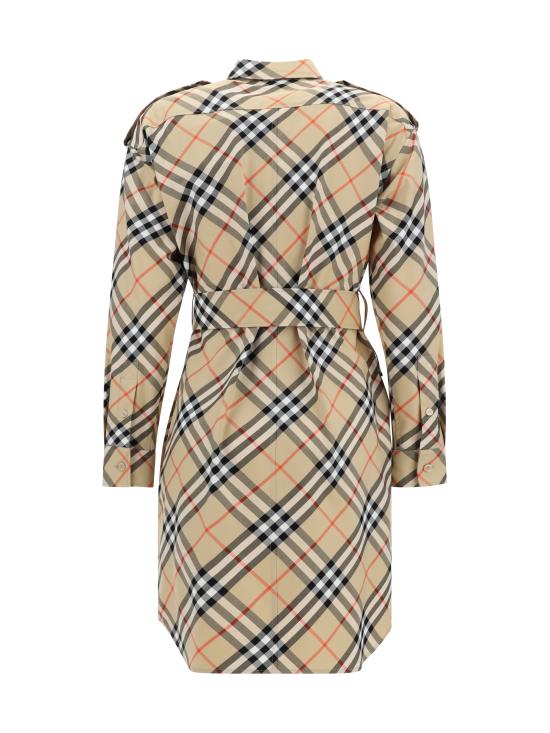 25SS 버버리 미디 원피스 8086610 B9368 BROWN - BURBERRY