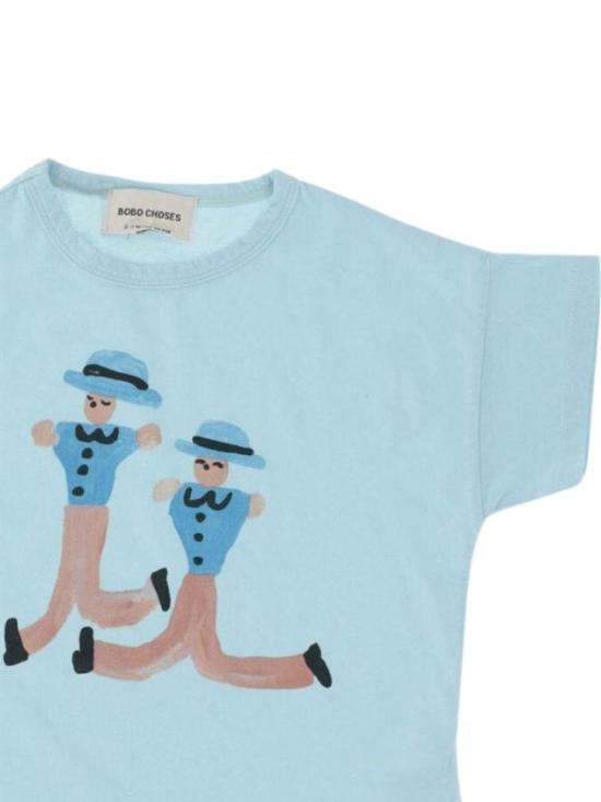  [키즈] 보보쇼즈 티셔츠 124AC008 LIGHT BLUE - BOBO CHOSES