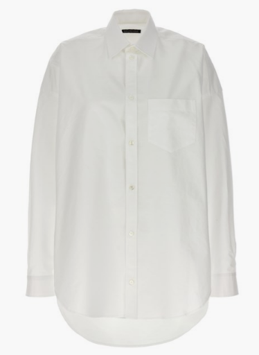 24FW 발렌시아가 셔츠 773519 TNM609000 White - BALENCIAGA