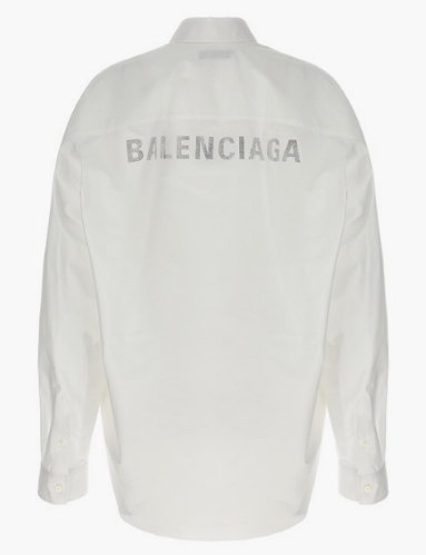 24FW 발렌시아가 셔츠 773519 TNM609000 White - BALENCIAGA