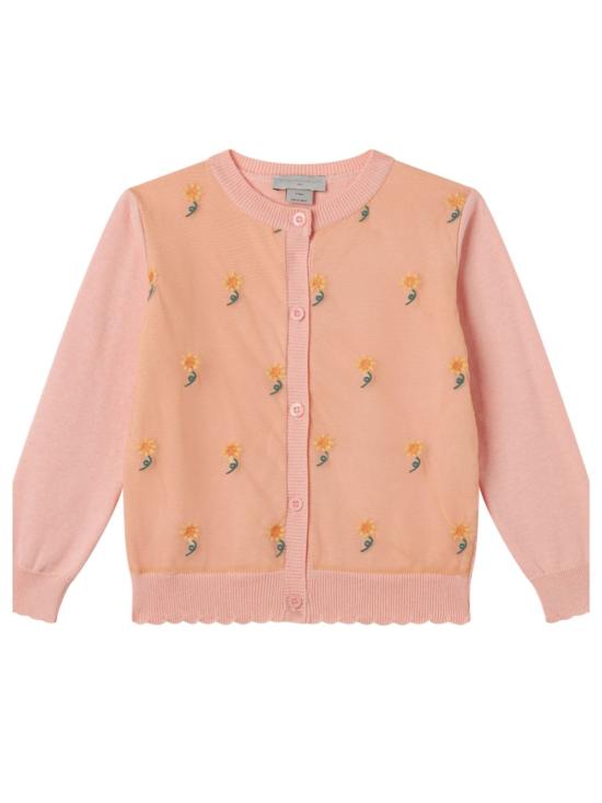 24SS [주니어] 스텔라 맥카트니 가디건 TU9B00 Z1881 433 SALMON PINK - STELLA MCCARTNEY
