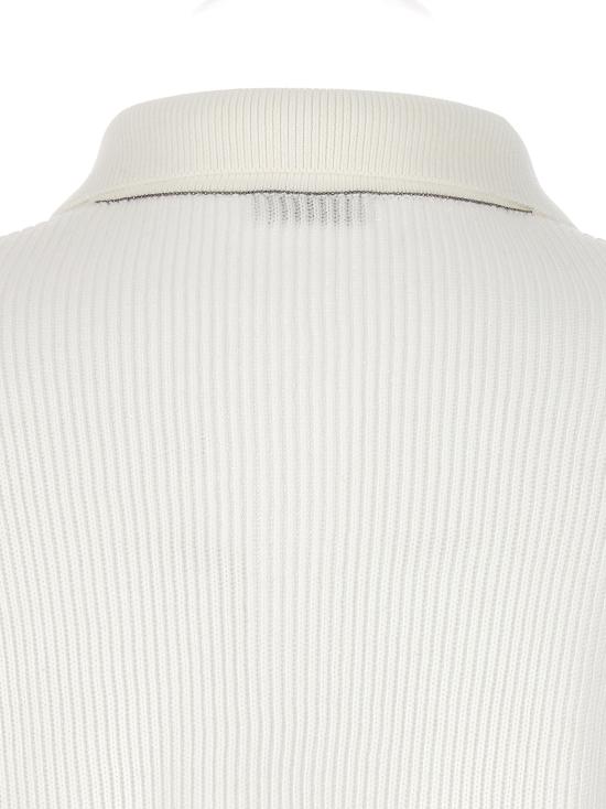 25FW 브루넬로 쿠치넬리 폴로 티셔츠 M19194705C159 White - BRUNELLO CUCINELLI