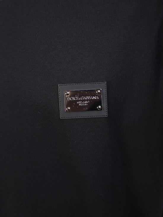 26FW 돌체앤가바나 반팔 티셔츠 G8PT1T G7F2I N0000 Black - DOLCE & GABBANA