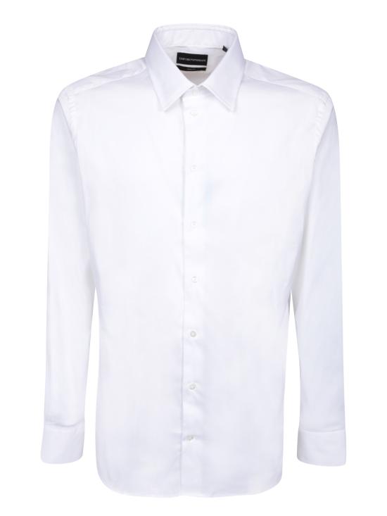  엠포리오 아르마니 긴팔 셔츠 H41CS5 01BC0 100 White