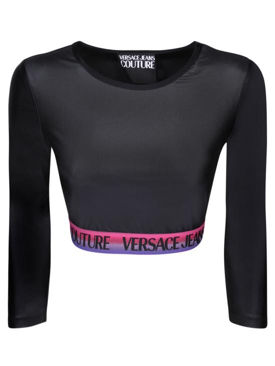  베르사체 트레이닝 티셔츠 74HAH218 J0062 899 Black