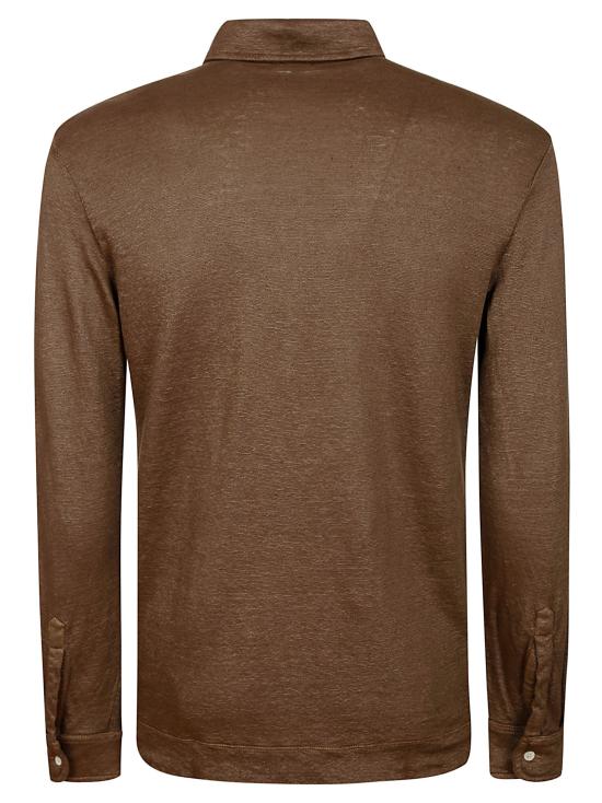  마시모 알바 폴로 티셔츠 U0RAYAJ0042 U710 CUOIO - MASSIMO ALBA