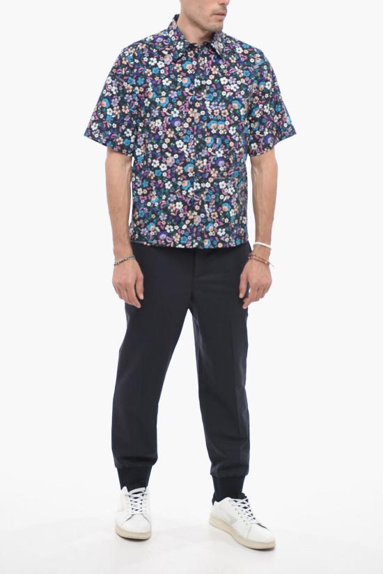  오프화이트 반팔 셔츠 OMGG002S23FAB001 8400 Multicolor - OFF WHITE