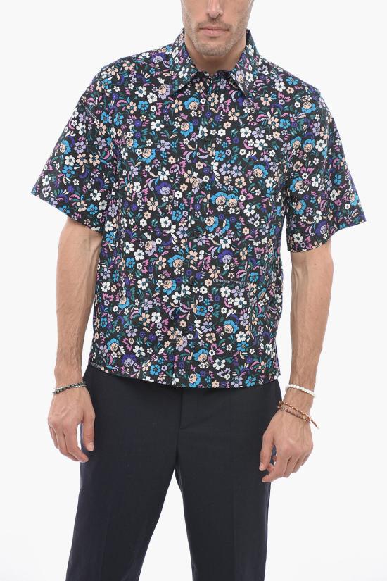  오프화이트 반팔 셔츠 OMGG002S23FAB001 8400 Multicolor