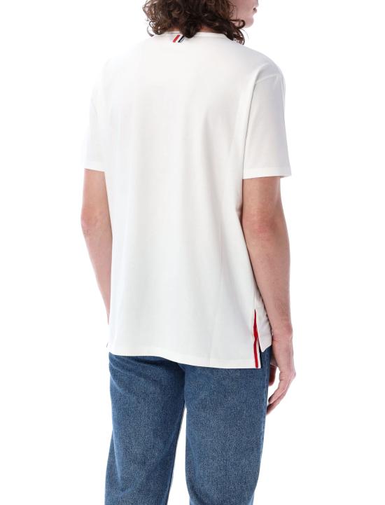 26SS 톰브라운 반팔 티셔츠 MJS010A01454 100 Bianco - THOM BROWNE