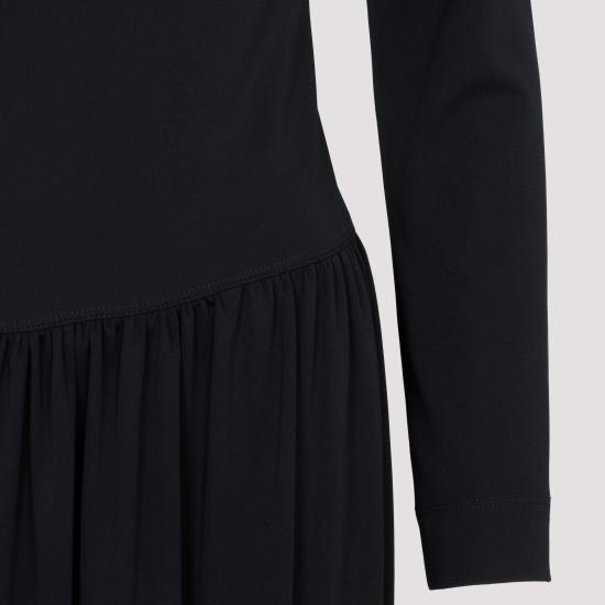  랑방 롱 원피스 RWDR00044792P23 10 BLACK - LANVIN