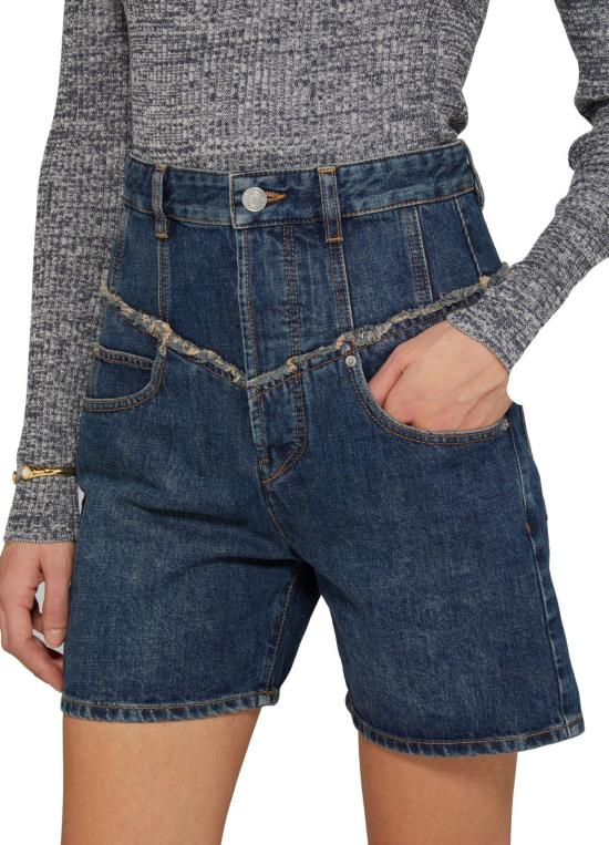  이자벨마랑 숏팬츠 SH0102FAB1H09I 30BU DENIM - ISABEL MARANT