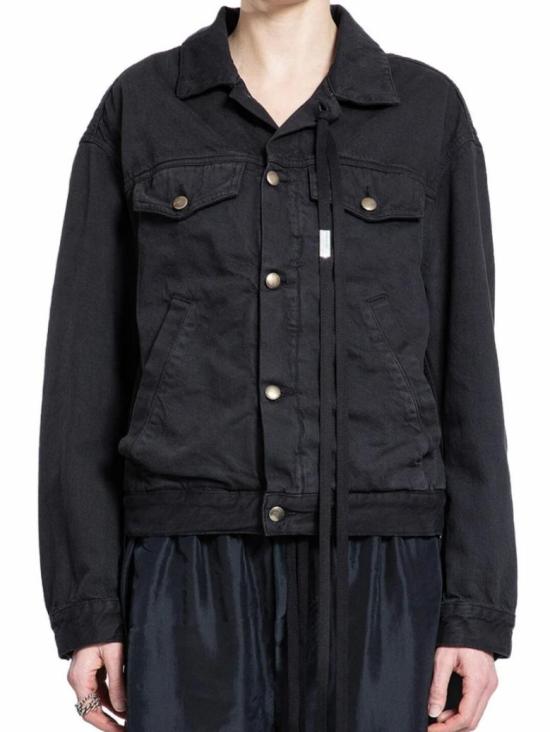  앤 드뮐미스터 자켓 B0010178FA038 099 BLACK - ANN DEMEULEMEESTER