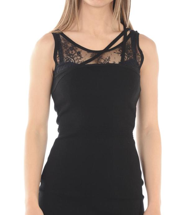  리우조 미디 원피스 M18054MA99ENERO 22222 Black - LIU JO