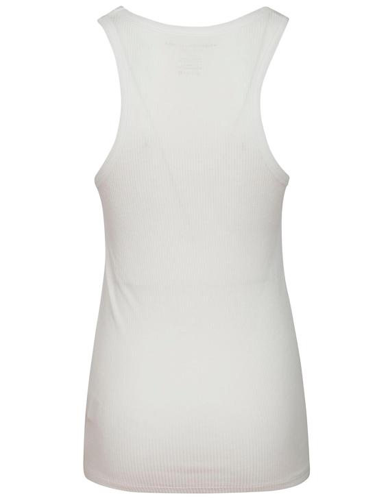  마제스틱필라쳐 민소매 티셔츠 M043 FDE124 001 BLANC - MAJESTIC FILATURES