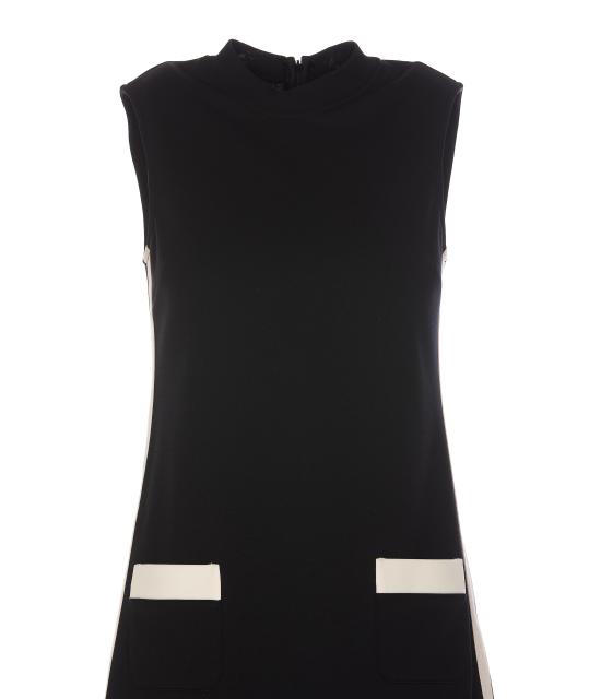  팜앤젤스 숏 원피스 PWCM006F23FAB001 1004 BLACK BUTTER - PALM ANGELS