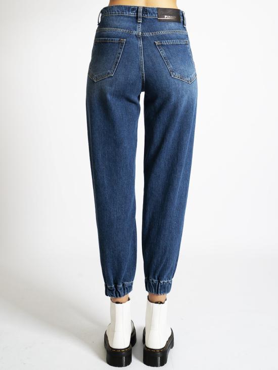  핑코 데님 스트레이트 팬츠 Pant INV 2021 5940 - PINKO