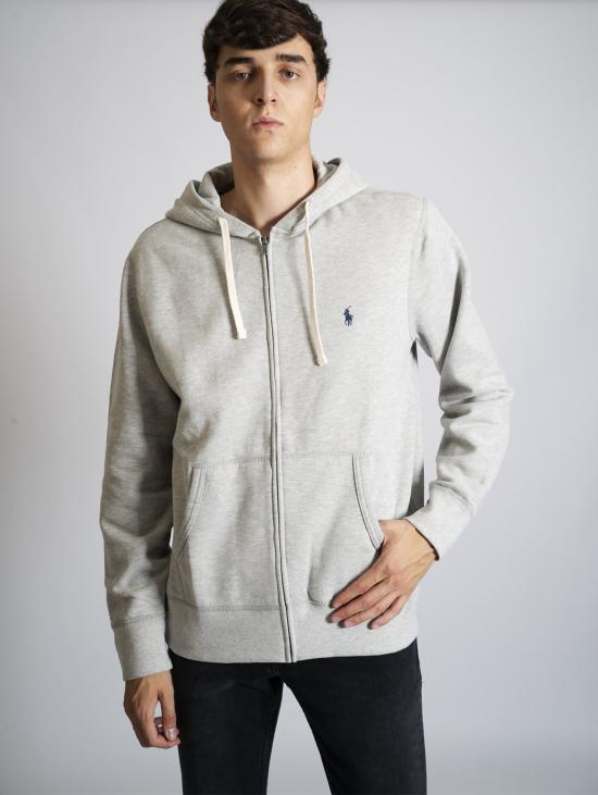 25FW 랄프 로렌 로고 자수 지퍼 후드티  710813297002