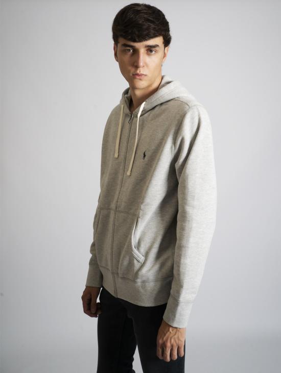 25FW 랄프 로렌 로고 자수 지퍼 후드티  710813297002 - RALPH LAUREN
