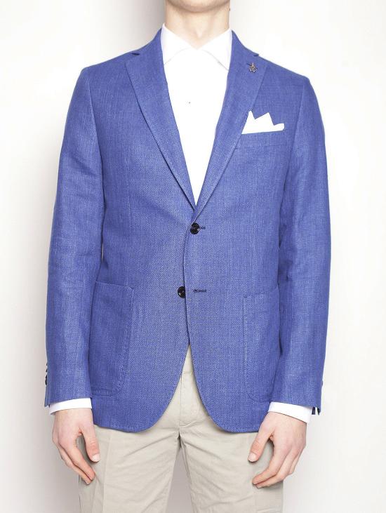  파올로니 수트 자켓 Giacca Sfoderata Internamente Bluette