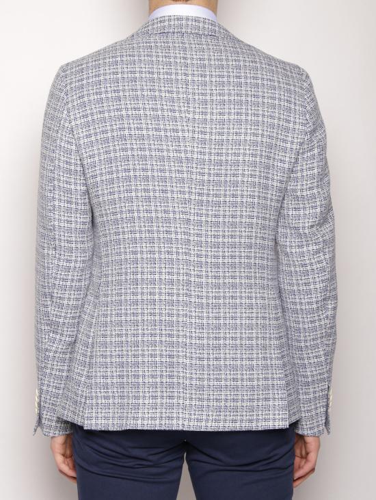  마뉴엘리츠 수트 자켓 스투오이아 마이크로 체크 지아카 2232G2069 173142 Bianco/Celeste - MANUEL RITZ