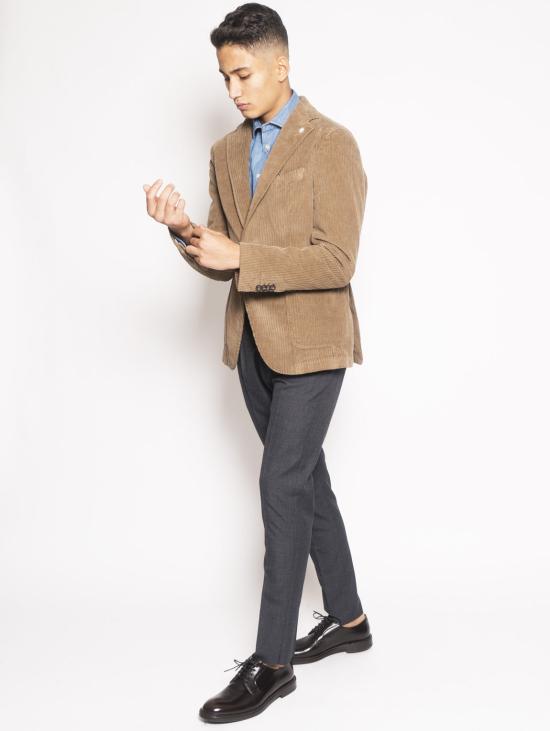  마뉴엘리츠 수트 자켓 벨루토 아 코스테 마로네의 지아카 - MANUEL RITZ