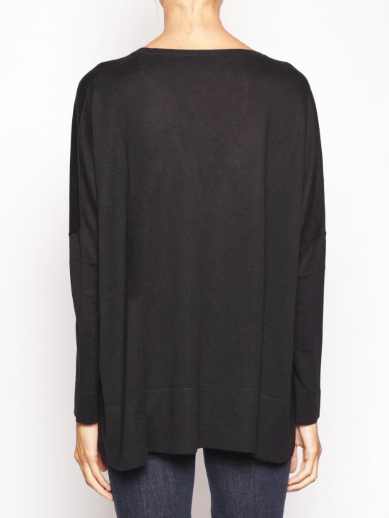  캉그라 스웨터 마글리아 콘 스콜로 아 비 네로 - KANGRA