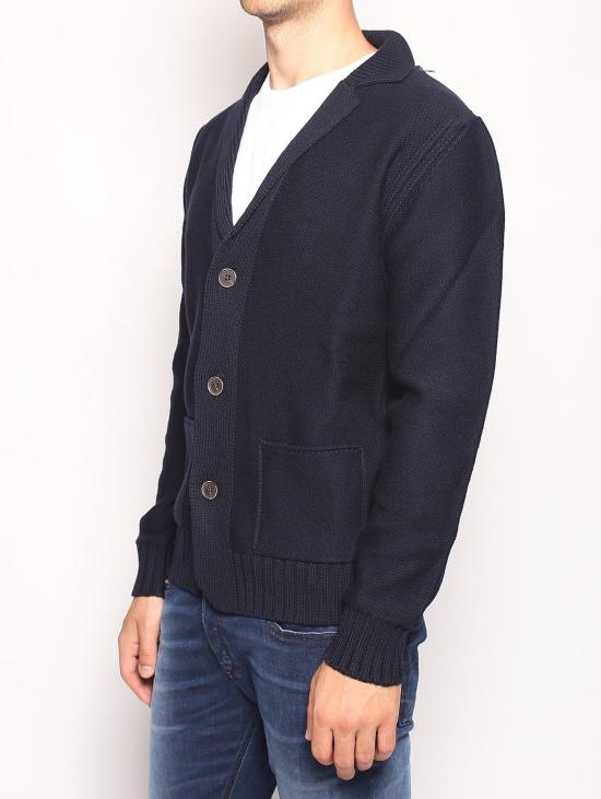  알파스튜디오 가디건 지아카 마글리아 다크 블루 - ALPHA STUDIO