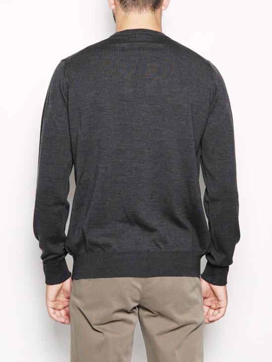  알파스튜디오 스웨터 라나 메니로스 그리지오 스쿠로를 입은 지로콜로 - ALPHA STUDIO