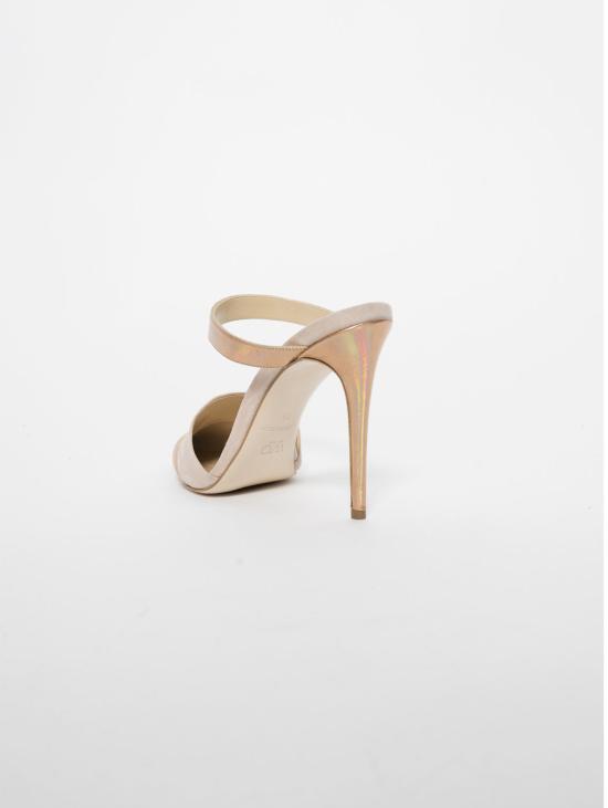  WO MILANO 뮬/슬리퍼 T749decollet in suede e pelle - WO MILANO