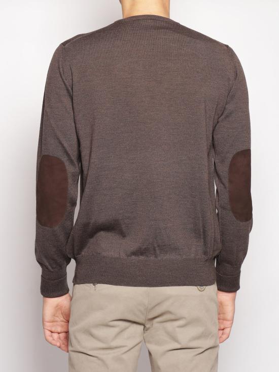  알파스튜디오 스웨터 Lana Merinos Marrone의 지로콜로 - ALPHA STUDIO