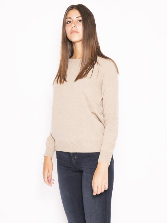  캉그라 스웨터 8618 13maglia girocollo in lana e cashmere