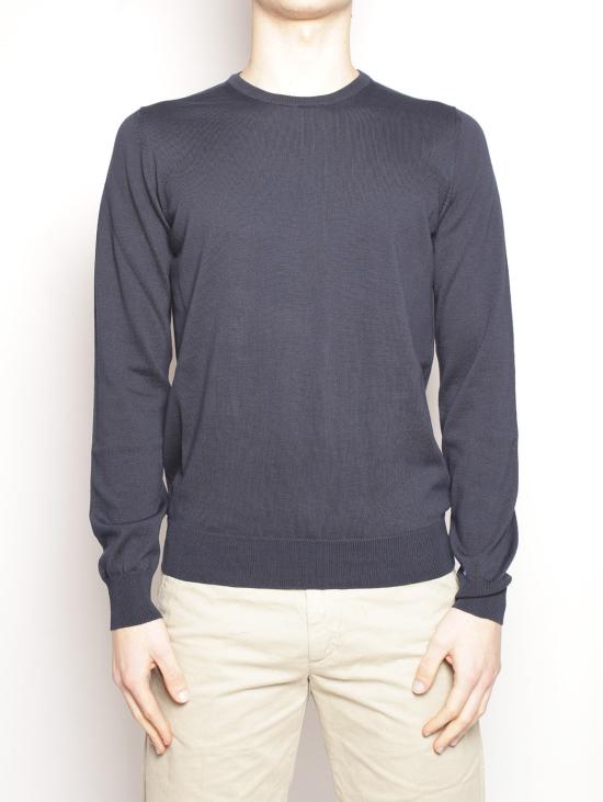  알파스튜디오 스웨터 마글리아 지로콜로 블루 네이비