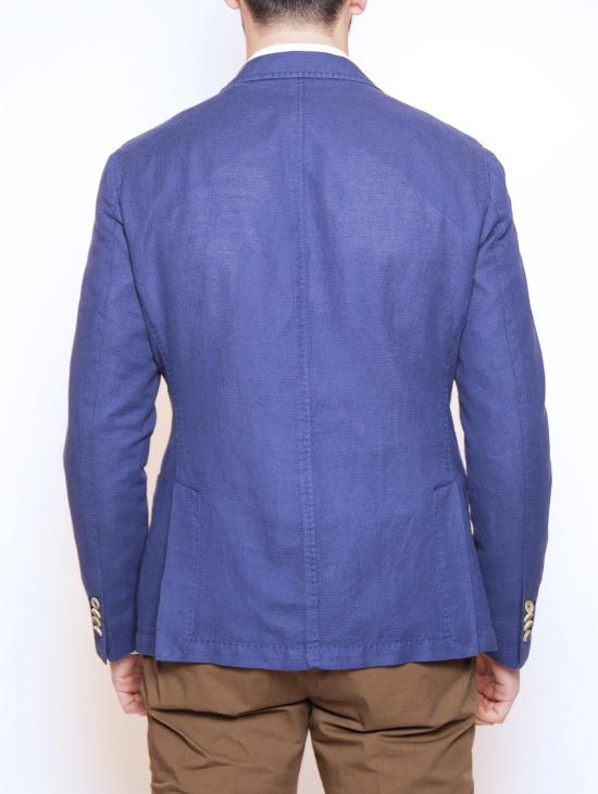  파올로니 수트 자켓 지아카 모노페토 블루 - PAOLONI