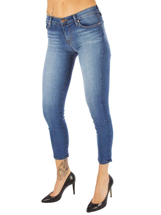  제이브랜드 데님 팬츠 진 미드라이즈 카프리 네이비 - J BRAND