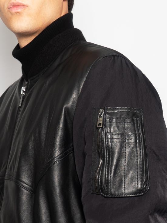  조르지오 브라토 가죽 자켓 GU24F18050NPMGFEARTH - GIORGIO BRATO