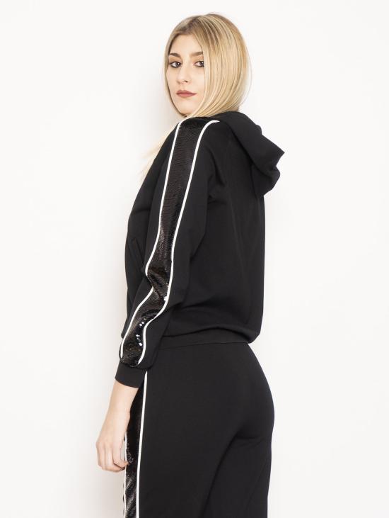  트윈셋 자켓 봄버 콘 파예트 네로 - TWINSET