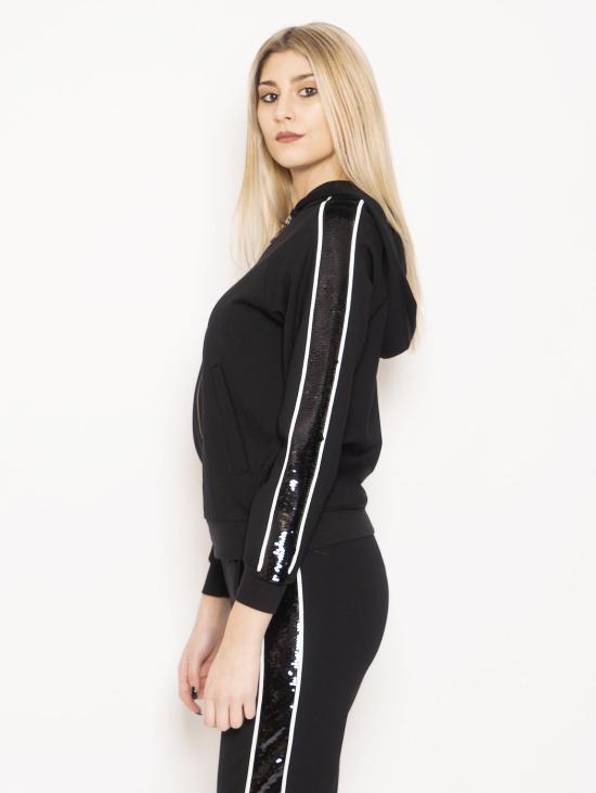  트윈셋 자켓 봄버 콘 파예트 네로 - TWINSET