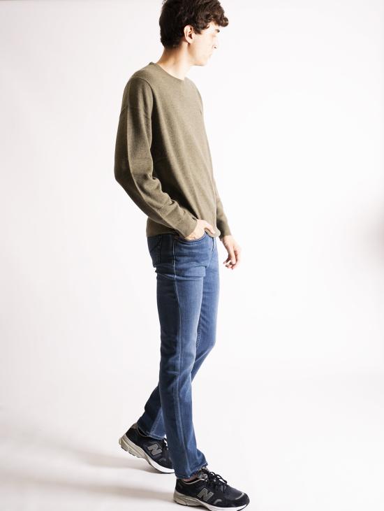  핸드픽트 데님 팬츠 청바지 레귤러 엘라스티자토 블루 - HAND PICKED