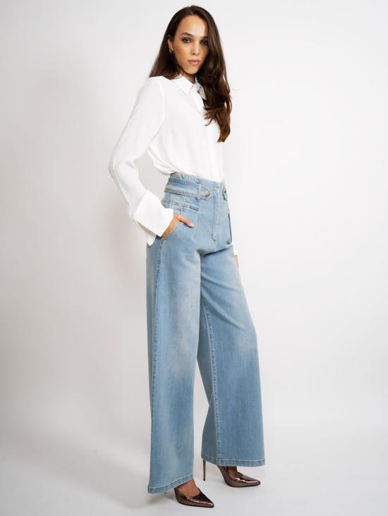  페데리카 토시 데님 스트레이트 팬츠 Pant INV 2022 6039 - FEDERICA TOSI