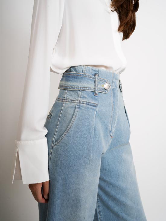  페데리카 토시 데님 스트레이트 팬츠 Pant INV 2022 6039 - FEDERICA TOSI