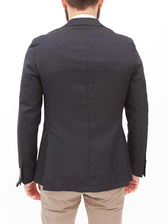  마뉴엘리츠 수트 자켓 Manuel Ritz - 블레이저 슬림핏 테크노 비스코사 네이비 - MANUEL RITZ