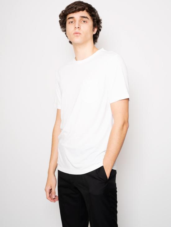  오피신 제네랄 반팔 티셔츠 S22MTEE219white - OFFICINE GENERALE