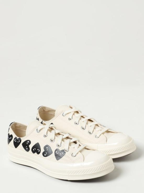  꼼데가르송 플레이 X 컨버스 스니커즈 P1K126 White - COMME DES GARCONS PLAY CONVERSE