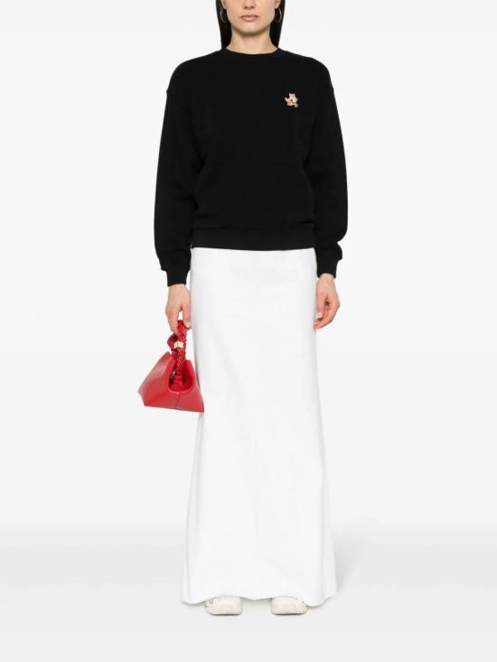 24FW 메종키츠네 스웨터 MW00309KM0307 P199 BLACK - MAISON KITSUNE