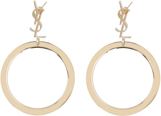 26SS 생로랑 이어링 784142Y1500 8030 METALLIC - SAINT LAURENT