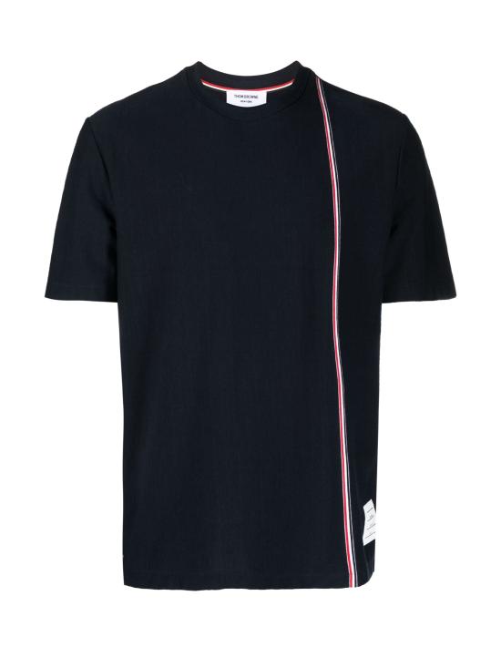  톰브라운 / 남성 스트라이프 코튼 반팔 티셔츠 MJS252A J0138415 BPG
