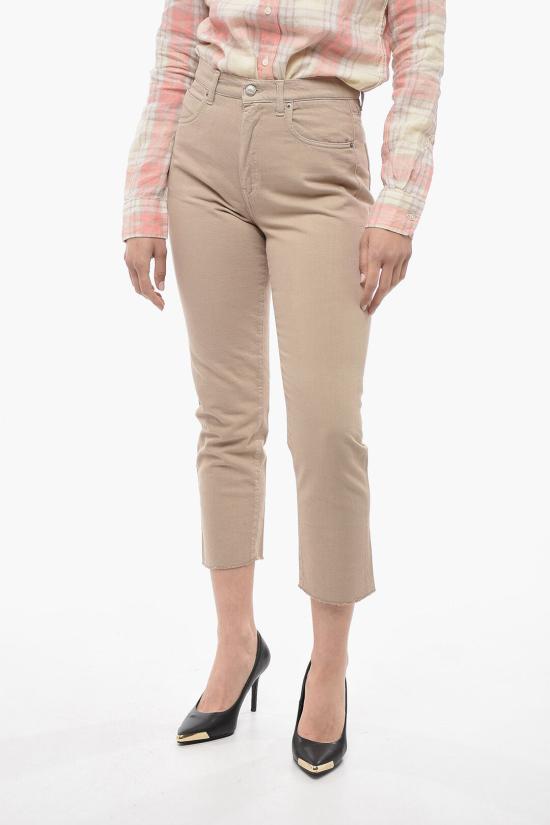  Compagnia del Denim 크롭 팬츠 12632 A3054T20298 Brown