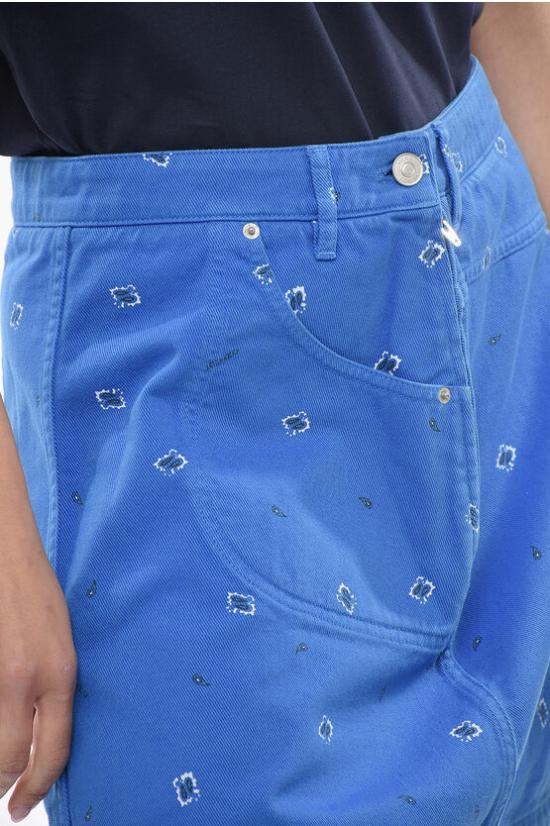  겐조 숏 스커트 2DJ259 9T5 71 Blue - KENZO